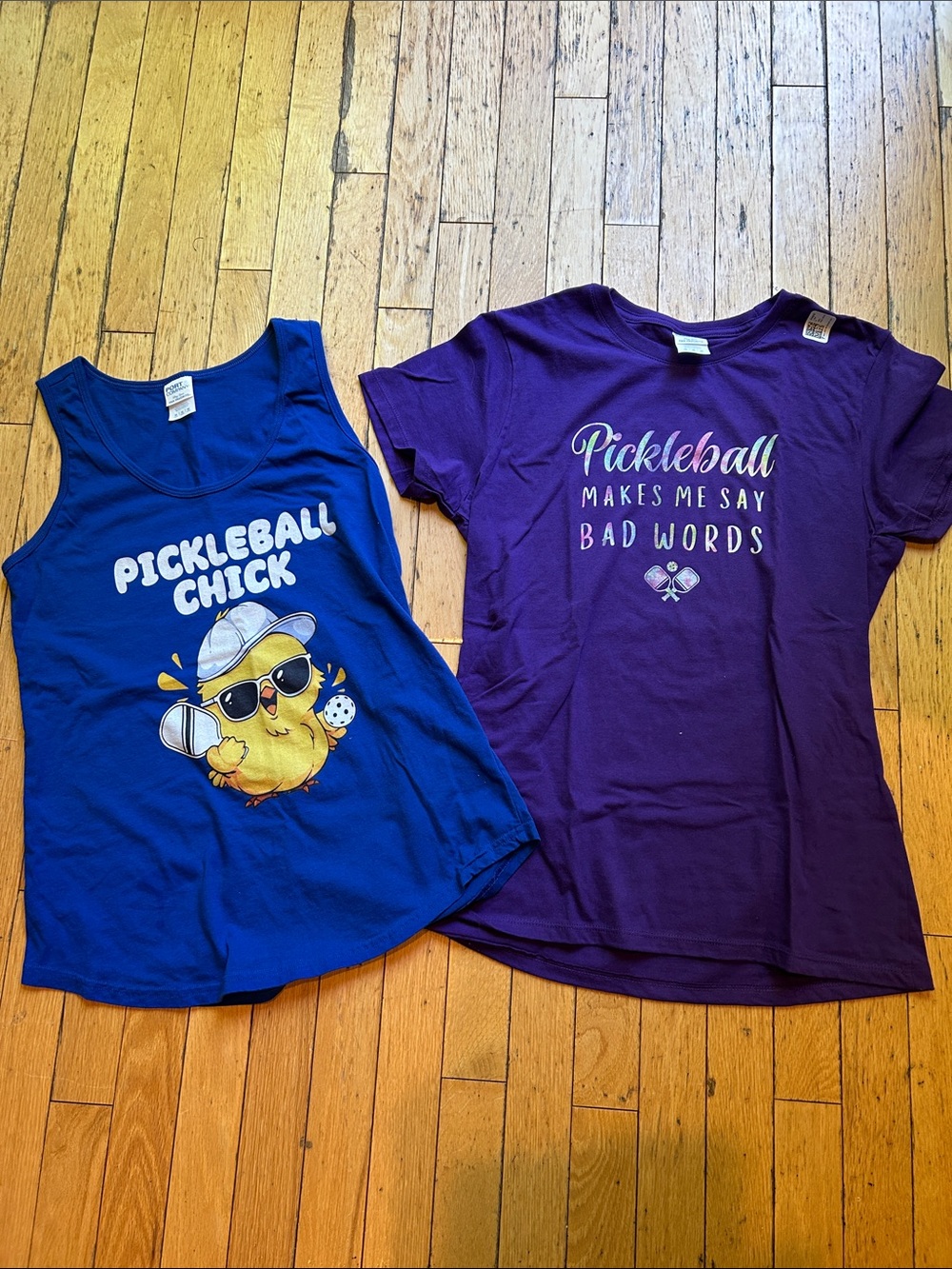Women’s Pickleball Chick Graphic Tank Top - Blue